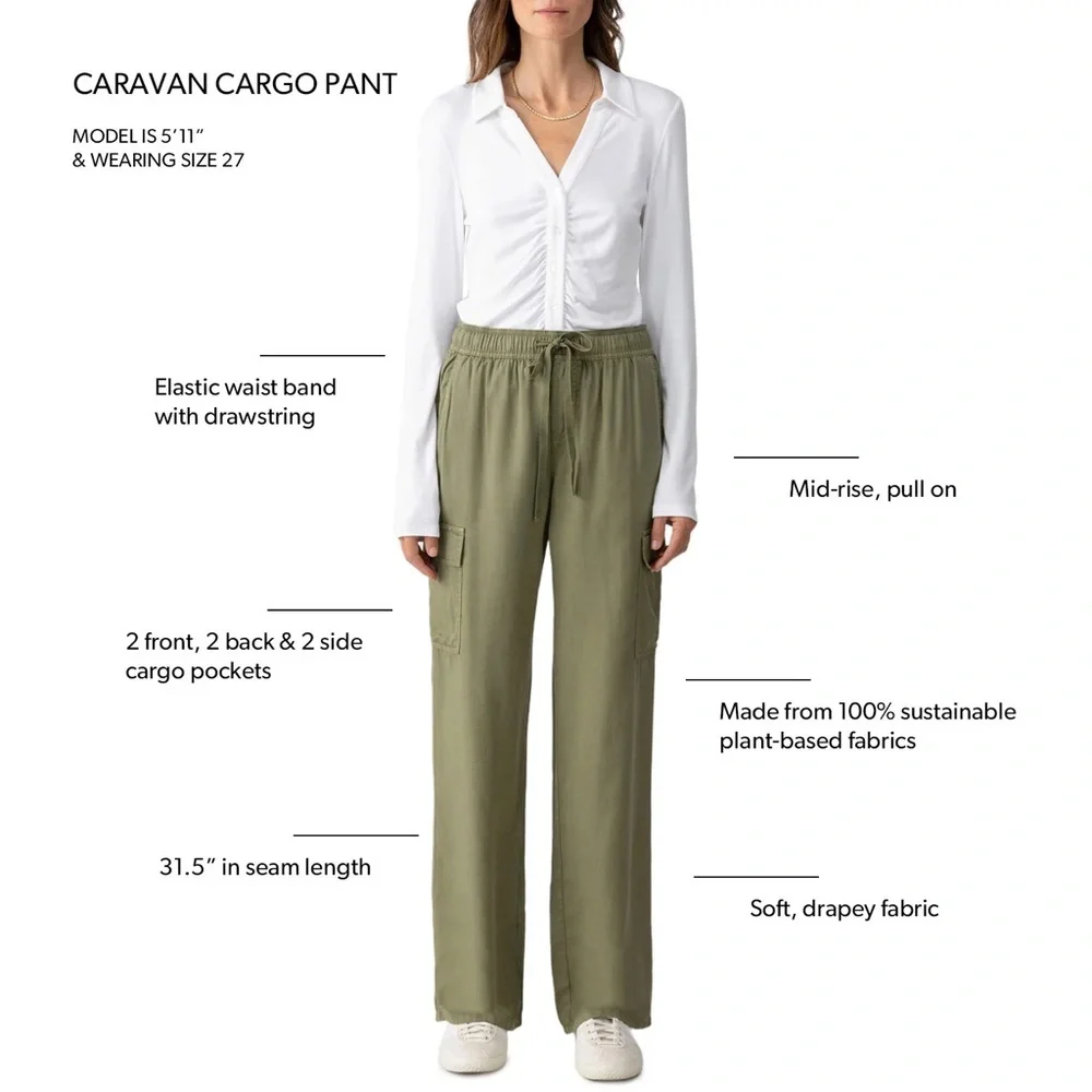 NWT Social Standard by Sanctuary Women's Cargo Pant - Picture 3 of 8
